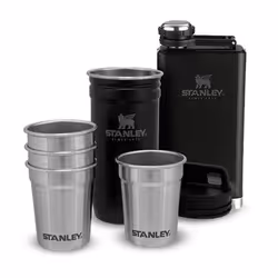 Stanley 10-01883-035, Set, 0.32 L, Stainless steel, Black, 6 pc(s), 18/8