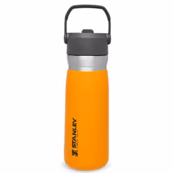 STANLEY IceFlow Stainless Steel Water Bottle with Straw 0.65L - Keeps Cold For 12+ Hours - Leakproof Insulated Water Bottles ...