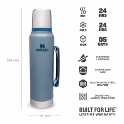 Stanley 10-08266-033 vacuum flask 1 L Light Blue