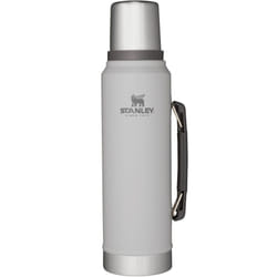 Stanley 1L Classic Legendary Stainless Steel Thermal Cold Water Bottle - 1.0L, Ash