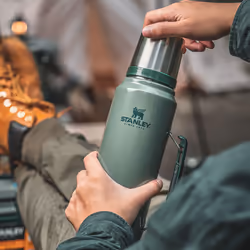 Stanley 1L Classic Legendary Stainless Steel Thermal Cold Water Bottle - 1.0L, Ash
