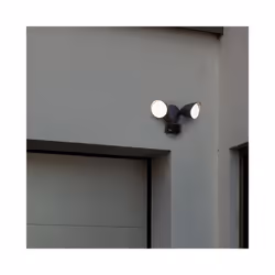 Wifi Security Camera Outdoor PIR Security Lights With  Motion Sensor Twin Floodlight Intercom