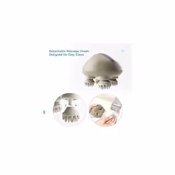 Breo Waterproof Portable Electric Head & Body Massager with Bamboo Base - Scalp Mini