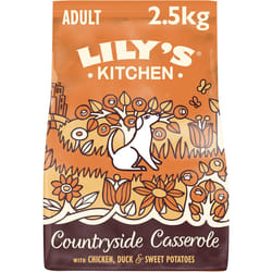 Lily's Kitchen Made with Natural Ingredients Adult Dry Dog Food Chicken & Duck Grain-Free Recipe 2.5kg Bag