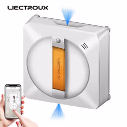 Robot Window cleaner LIECTROUX YW710 ,Dual Water Spray,Smart Memory,High Vacuum Suction, Laser Sensor, Home Wall Glass Cleani ...