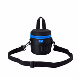 JJC Thick Camera Lens Pouch Case for Canon RF-S 18-150mm f/3.5-6.3 IS STM EF 50mm f/1.8 EF-S 18-55mm II Nikon AF 50mm f1.8D A ...