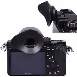 JJC Eyecup Eye Cup Eyepiece Viewfinder for Sony Alpha A9, A9II, A7, A7II, A7III, A7R, A7RII, A7RIII, A7RIV, A7S, A7SII, A58, A99II Digital Camera