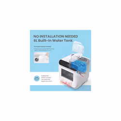 Mini Plus Dishwasher TD305W Compact Table Top Dishwasher with 3 Place Settings 7 Programmes Touch Control LED Display Delay Start and Offpeak Wash