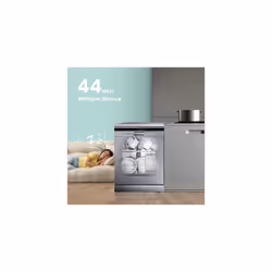Freestanding Dishwasher FD1435EX with 14 place settings Full Size Whisper Quiet 44dB Wide LED Display Delay Start Half Load Function Flexible Racks