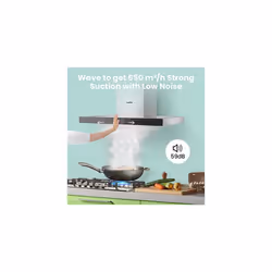 90 cm Chimney Cooker Hood 90M77 Stainless Steel Extractor Hood LED and Recirculating Ducting System Wall Mounted Range Hood 900 mm Extractor Fan