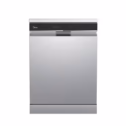 Midea MDWEF1433D(SS)-WG-UK, Freestanding, Full size (60 cm), Stainless steel, Standard (80 - 85 cm), Black, Buttons, Wireless