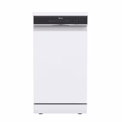 Midea MDWEF1034D(W)-WG-UK, Freestanding, Slimline (45 cm), White, Standard (80 - 85 cm), Black, Buttons, Wireless