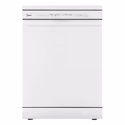 Midea MDWPF1233C(W)-WG-UK, Freestanding, Full size (60 cm), White, Standard (80 - 85 cm), Grey, Silver, Buttons