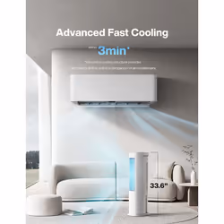 PELONIS 5L Air Cooler, Evaporative Air Cooler with Remote Control, 3 IN 1 Portable Air Cooler with Automatic Oscillation 3 Speeds and 7-Hour Timer
