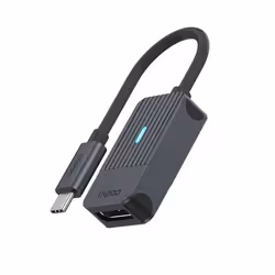 Rapoo UCA-1005, 0.15 m, USB Type-C, DisplayPort, Male, Female, Straight