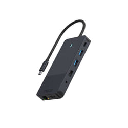 Rapoo UCM-2006 interface cards/adapter 3.5 mm, DisplayPort, HDMI, RJ-45, USB 3.2 Gen 1 (3.1 Gen 1), USB Type-C