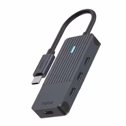 Rapoo UCH-4002, USB Type-C, USB Type-C, Male, Black, 0.017 m, 5 Gbit/s