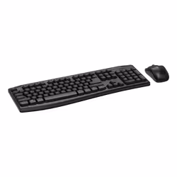 Rapoo X1800Pro keyboard Mouse included Universal RF Wireless QWERTY English Black