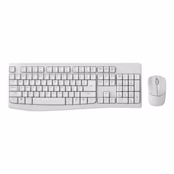 Rapoo X1800Pro, Full-size (100%), Wireless, RF Wireless, QWERTY, White, Mouse included
