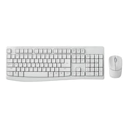 Rapoo X1800Pro keyboard Mouse included Universal RF Wireless QWERTY English White