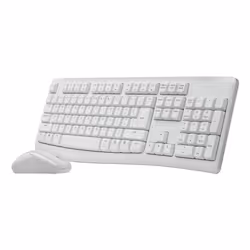 Rapoo X1800Pro keyboard Mouse included Universal RF Wireless QWERTY English White