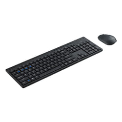 Rapoo 8110M keyboard Mouse included Universal RF Wireless + Bluetooth QWERTY English Black
