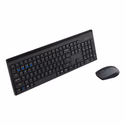 Rapoo 8110M keyboard Mouse included Universal RF Wireless + Bluetooth QWERTY English Black