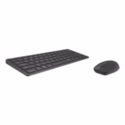 Rapoo 9600M keyboard Mouse included Universal USB + Bluetooth QWERTY Dark Grey