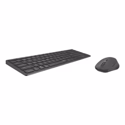 Rapoo 9700M keyboard Mouse included Universal USB + Bluetooth QWERTY Dark Grey