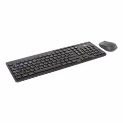 Rapoo 8100M keyboard Mouse included Universal USB + Bluetooth QWERTY Dark Grey
