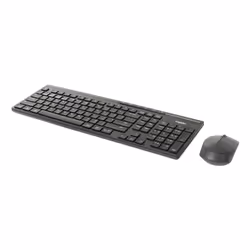 Rapoo 8100M keyboard Mouse included Universal USB + Bluetooth QWERTY Dark Grey