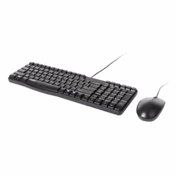 Rapoo NX1820 keyboard Mouse included Universal USB QWERTY Black