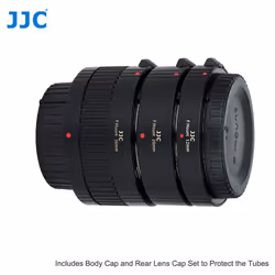 JJC Auto Focus (AF) Extension Tube with TTL Exposure for Close-up Image Photography for Nikon F Mount Cameras (12mm/20mm/36mm Set)