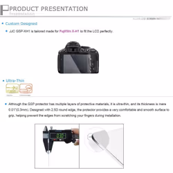 JJC Ultra-thin LCD Optical Glass Screen Protector for Fujifilm X-H1