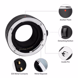 JJC EF EF-S Mount Auto Focus Macro Extension Tube Set for Canon Rebel T8i T7i T6s T6i T5i T7 T6 SL3 SL2 EOS 90D 80D 77D 70D 60D 6D Mark II 5