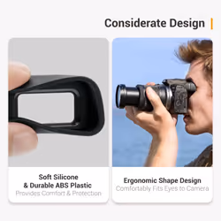 EOS R10 Eye Cup Eyecup Eyepiece  Extended Long Soft Eyecup Eyepiece Viewfinder for Canon EOS R10 Mirrorless Camera  Soft Silicone Material
