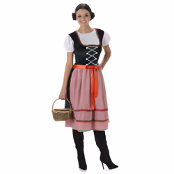 Bavarian costume long dress for women - XS