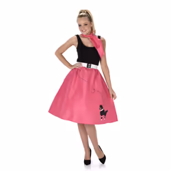 Fuchsia 50s costume for women - S