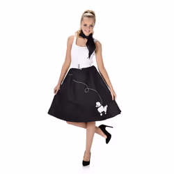 Women's black 50s costume - M