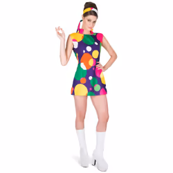 Women's disco pop costume - XL