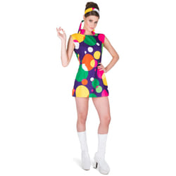 Women's disco pop costume - XL