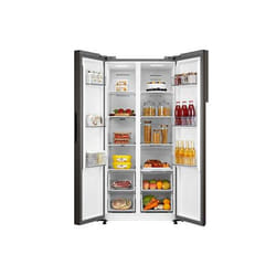 Midea MDRS619FIE46 side-by-side refrigerator Freestanding 460 L E Stainless steel