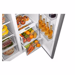 Midea MDRS619FIE46 side-by-side refrigerator Freestanding 460 L E Stainless steel