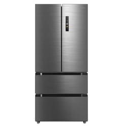 Midea MDRF692FIC46 side-by-side refrigerator Freestanding 516 L C Brushed steel