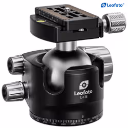 Leofoto LH-55+QP-70 tripod head Black, Silver - Additional view 2
