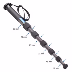 Leofoto MP-326C 1/4" Carbon Black, Blue - Additional view 5