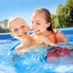 Intex 28122NP above ground pool Inflatable pool Round 3853 L Blue
