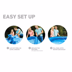 Intex 28143NP above ground pool Inflatable pool Round Blue - Additional view 8
