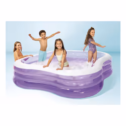 Intex 57495NP above ground pool Inflatable pool Square 1350 L Assorted colours