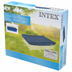 Intex Pool Cover Swimming Pool Protector Pool Safety Cover Rectangular 28038